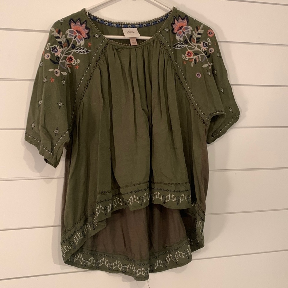 Knox Rose boho casual top - like new!